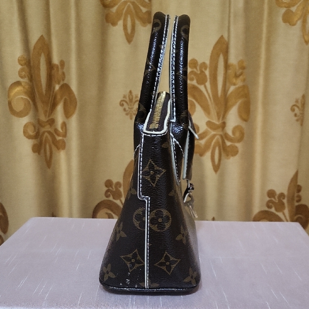 Designer Inspired Mini Monogram Handbag - Picture 4 of 12